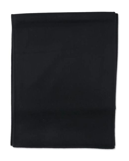 BERNER KUHL Black Wool Scarf for men
