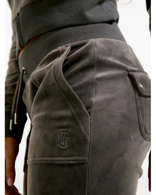 Juicy Couture Black Logo-Detail Track Pants