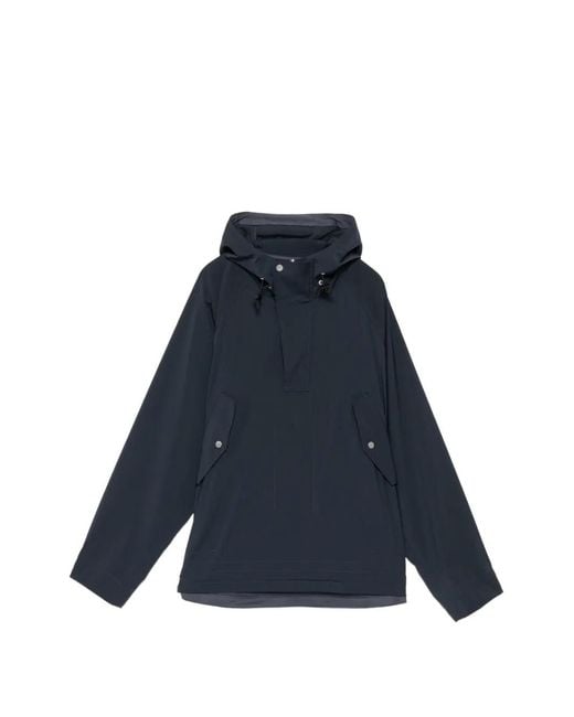 Norse Projects Blue Romsdalen Alpinex Hooded Jacket for men