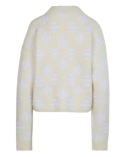 Aztech Mountain White Snowflake Sweater
