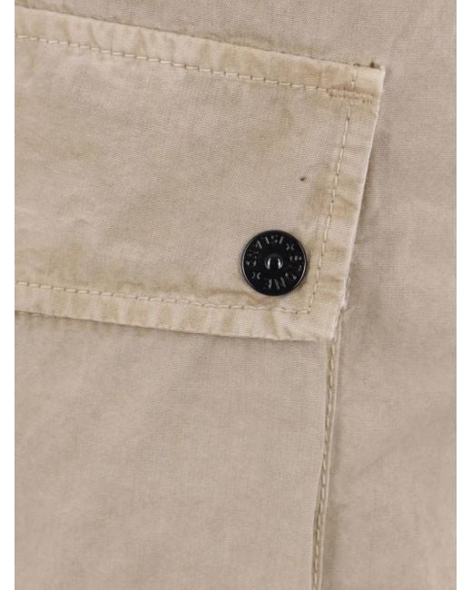 Stone Island Klassische Cargo-Shorts in Natural für Herren