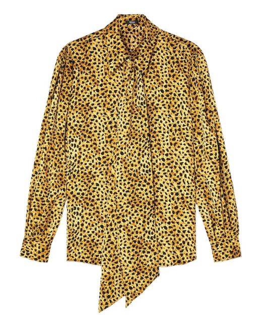 Versace Zijden Overhemd in het Yellow