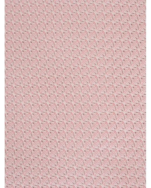 Robert Jensen Pink Jacquard-Pattern Tie for men