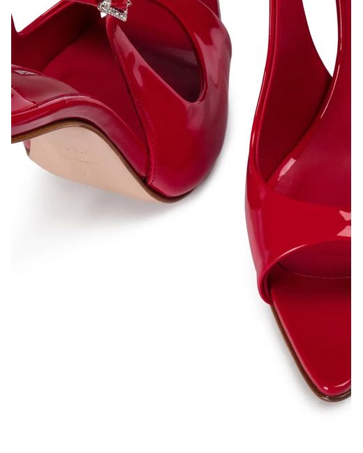 Le Silla Red Bella Slingback Pumps