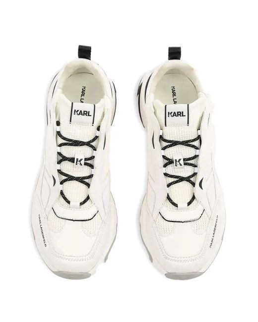 メンズ Karl Lagerfeld Blaze Strike Sneakers White