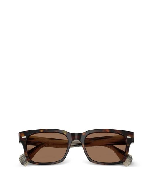 Oliver Peoples Brown Ryce Square-Frame Sunglasses