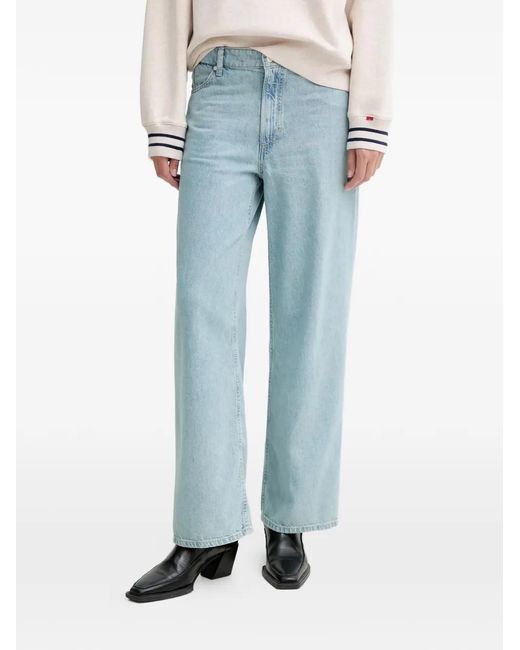 Marc O' Polo Blue Button-Up Trousers