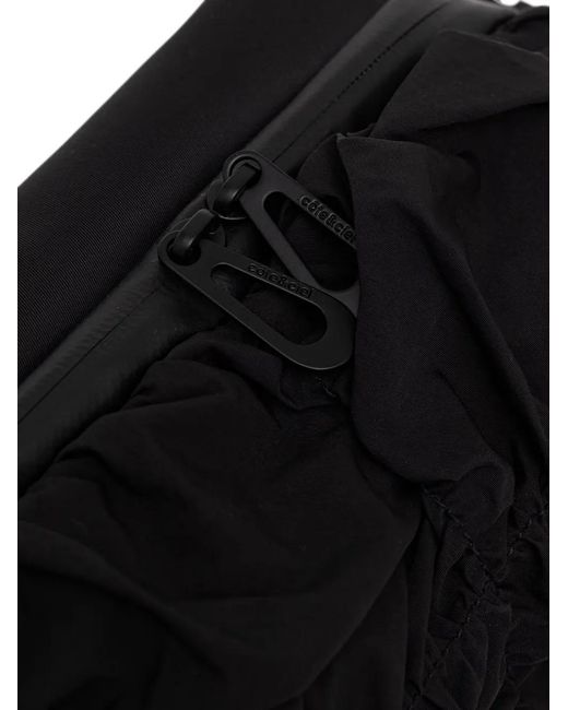 Côte&Ciel Black Ruched Belt Bag