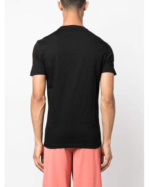 Versace Black Medusa Crystal-embellished T-shirt for men