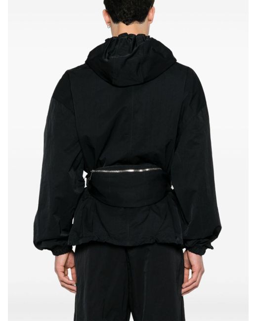 Bottega Veneta Button-up hooded jacket in Black für Herren