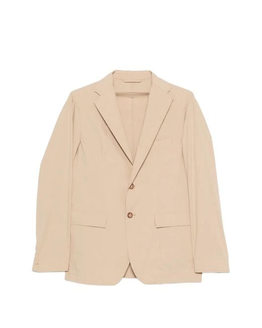 Tintoria Mattei 954 Natural Buttoned Jacket for men