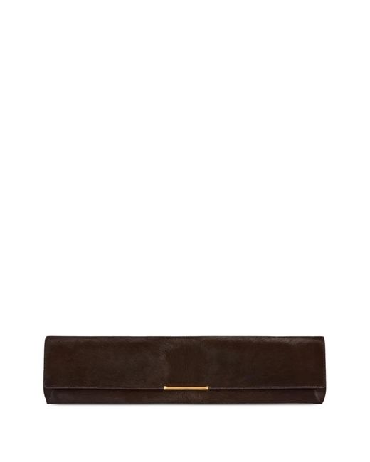 Balmain White Long Clutch Bag