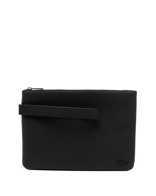 Lacoste Clutch Met Logo-Reliëf in het Black voor heren