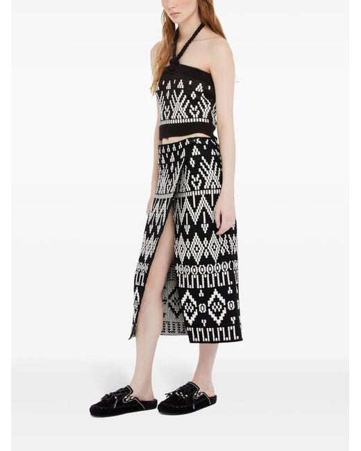 Alanui Black Jungle Beat Top