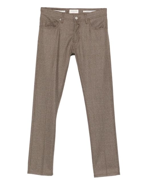 Jacob Cohen Gray Pant 5 Pkt Slim Fit Bard for men