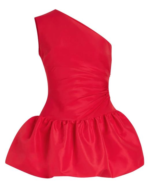 関税送料込【PATOU】ワンショルダー ミニドレス レッド Patou ワンショルダー ミニドレス | レッド | FARFETCH JP