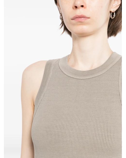 Agolde Natural Leigh Ribbed Tank Top