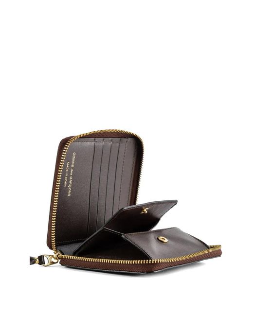Comme des Garçons Black Zip-Around Leather Wallet
