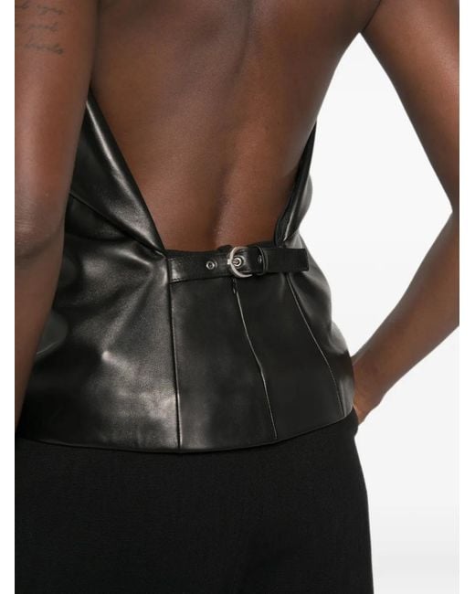 Khaite Black Rone Top