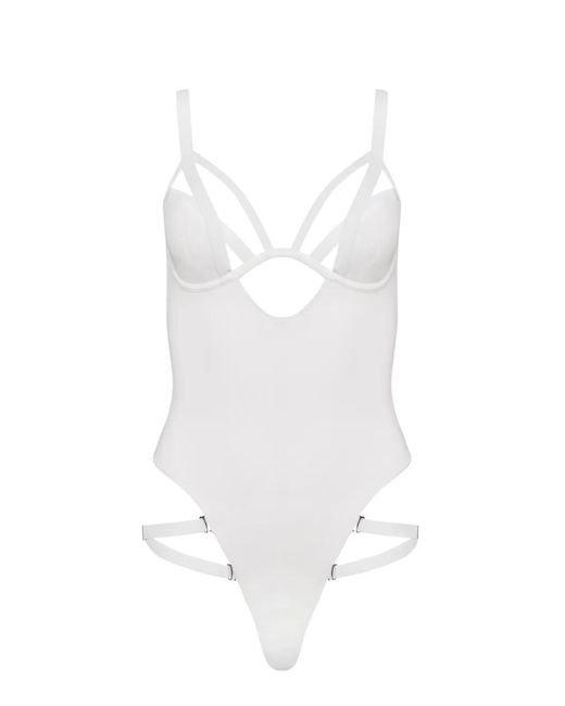 Maison Close White Fatale One-Piece Swimsuit