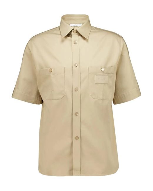 Givenchy Kurzärmeliges Hemd in Natural für Herren