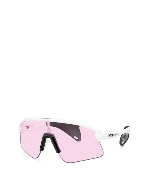 Oakley Pink Stunt Devil Geometric Sunglasses