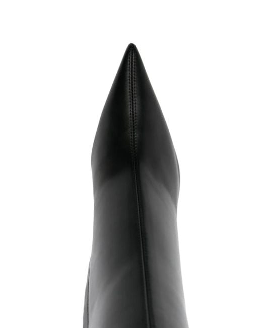 Gianvito Rossi Black Leather Ankle Boots