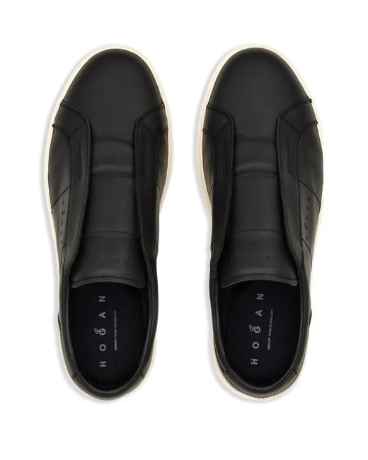 Hogan Black Sneakers H-Tv for men