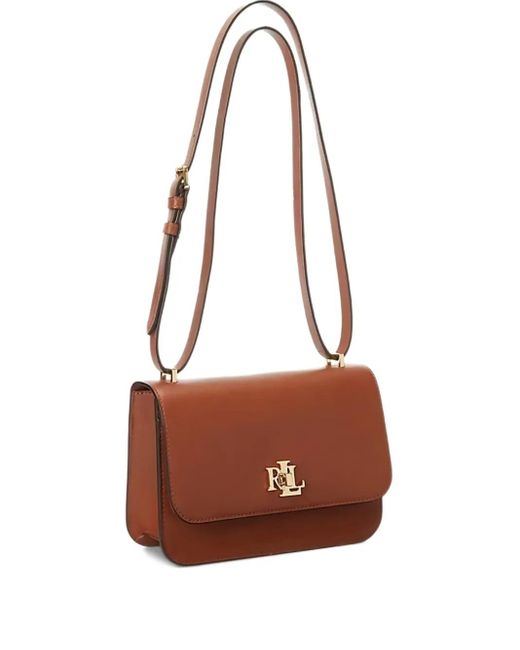 Ralph Lauren Brown Sophee Logo-plaque Shoulder Bag