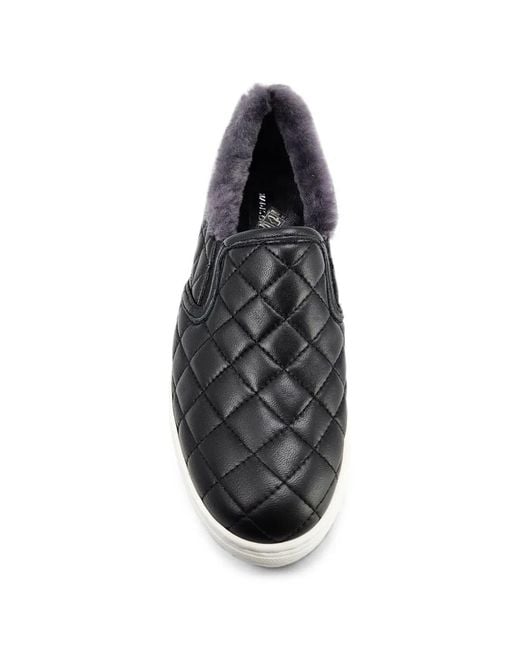 Madison Maison Black Quilted Shearling Sneakers
