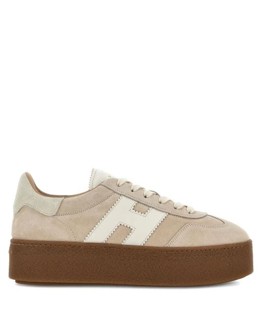 Hogan Brown H698 Plaform Sneakers