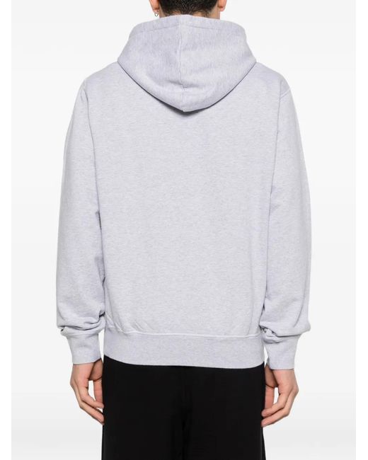 Arte' White Heart Logo Hoodie