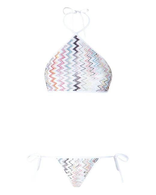 Missoni ジグザグ ビキニ White