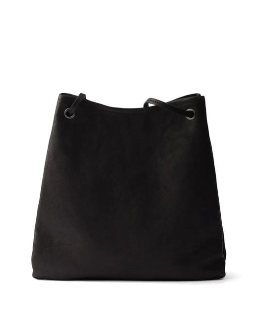Prada Black Große Route Ledertasche