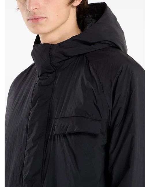 Adidas Blue Hooded Pocket Parka for men