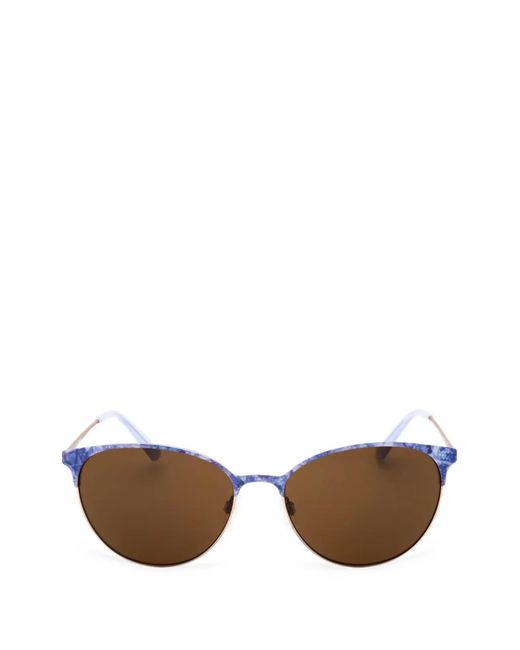 Bebe Metallic Round-Frame Sunglasses
