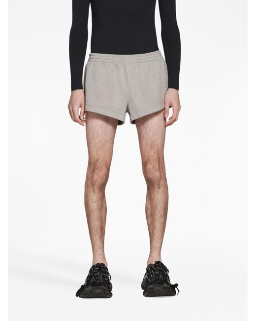 Balenciaga Katoenen Shorts in het Gray