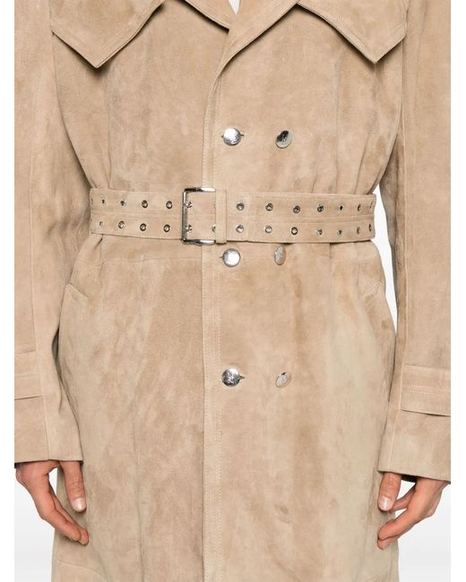 Ludovic de Saint Sernin Natural Amanda Trench Coat