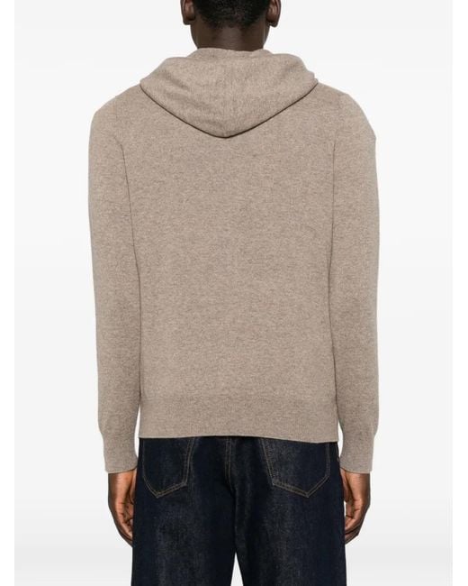 Bompard Natural Zip-Up Hoodie for men