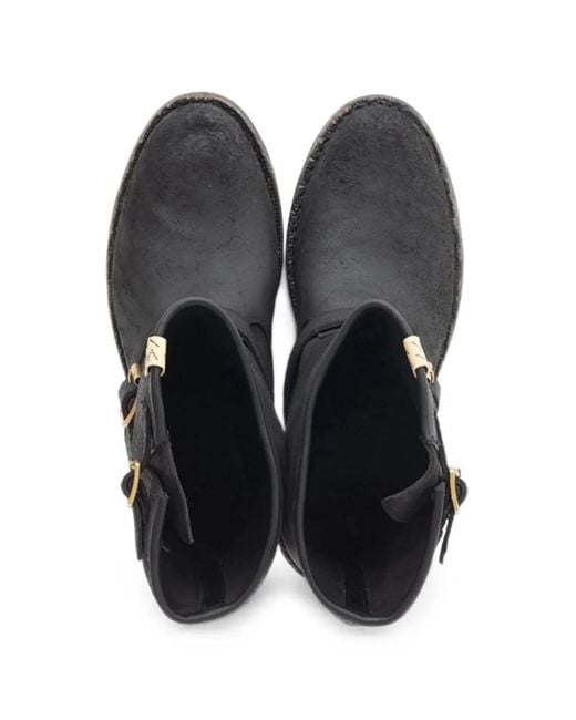 Visvim Black T.W.O. Folk Horse-Leather Boots for men