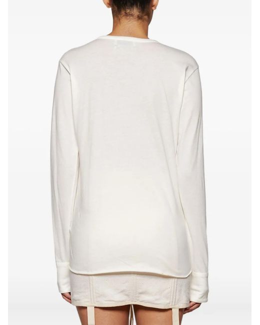 ANGELICA MONTINI STUDIOS White Button-Front Top