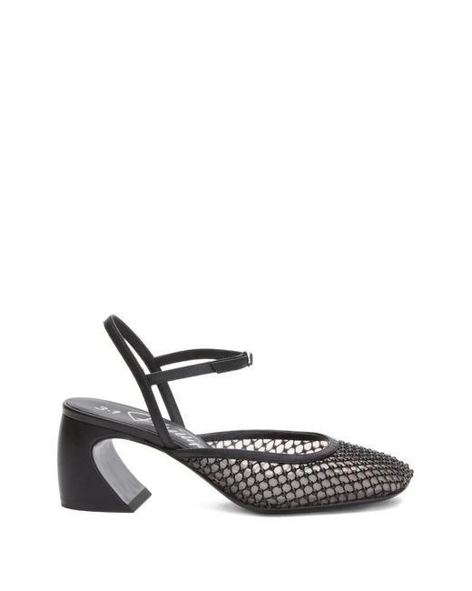 3.1 Phillip Lim White Square-Toe Mary-Jane Pumps