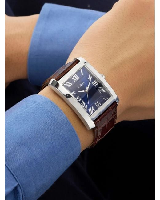 Guess Blue 34Mm Watch for men