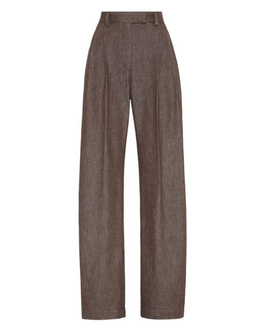 Brunello Cucinelli ルーズフィット パンツ Brown