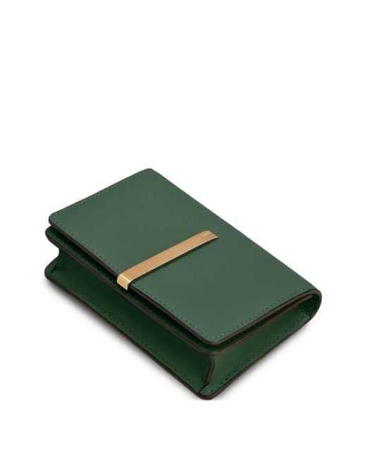 Tod's Green Leather Wallet