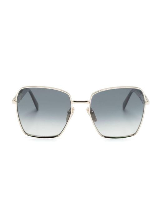 Prada Blue Eckige SPR 64Z Sonnenbrille