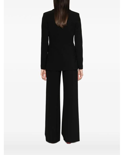 Patrizia Pepe Black Slim-Fit Stretch Blazer