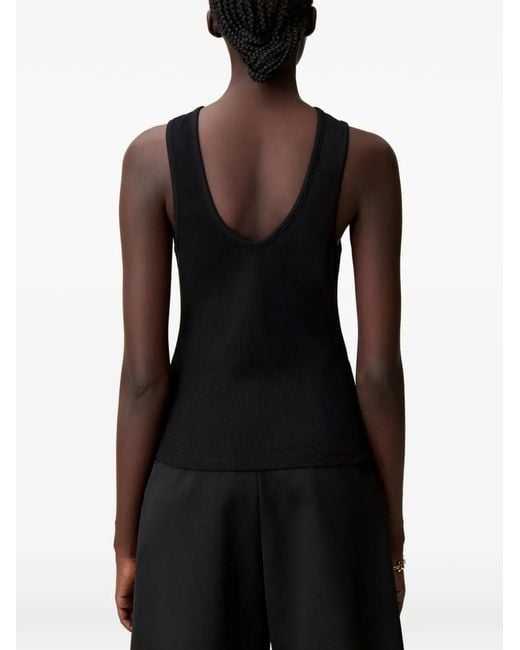 Claudie Pierlot Black Organic Cotton Vest