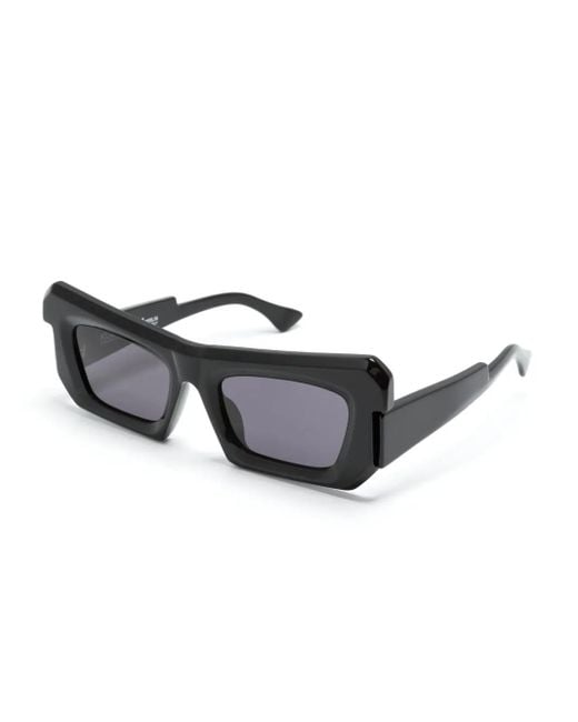 Kuboraum Black P2 Rectangle-Frame Sunglasses