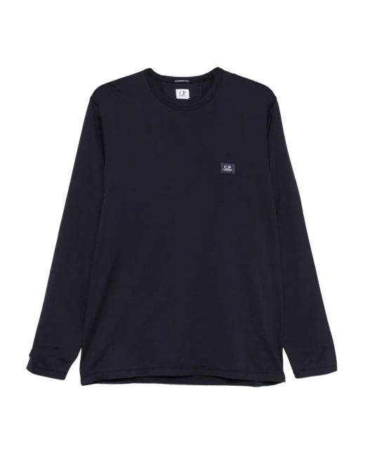 C P Company Pullover mit Logo-Patch in Blue für Herren